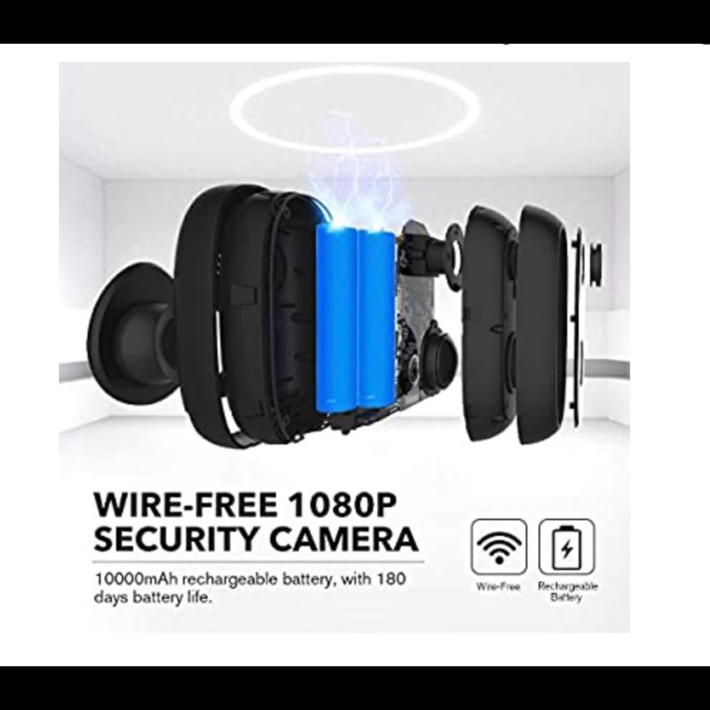 Wireless security camera